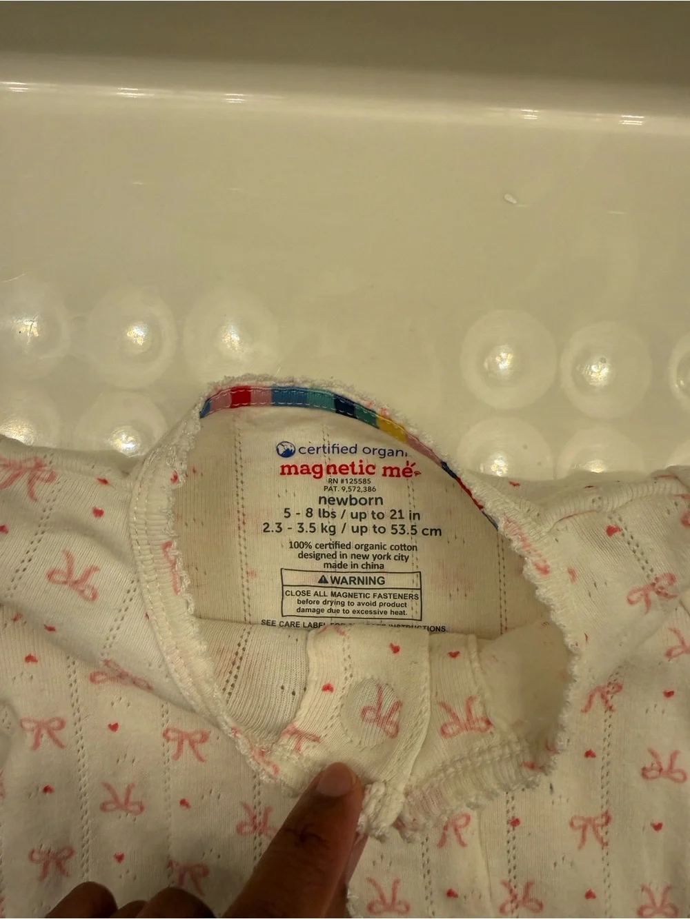 Magnetic Me Onesie Size Newborn